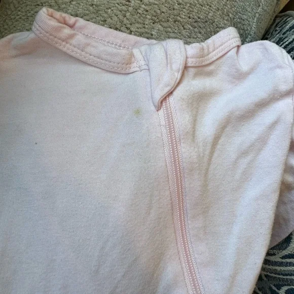 Kyte Baby Zipper Romper in Sakura Pink - Picture 3 of 3